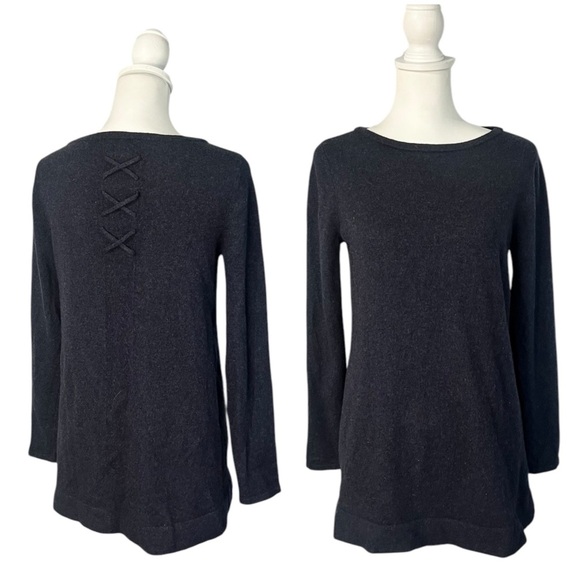 J jill 100% Cashmere Pullover Sweater Gray | Sz Small - Picture 1 of 6